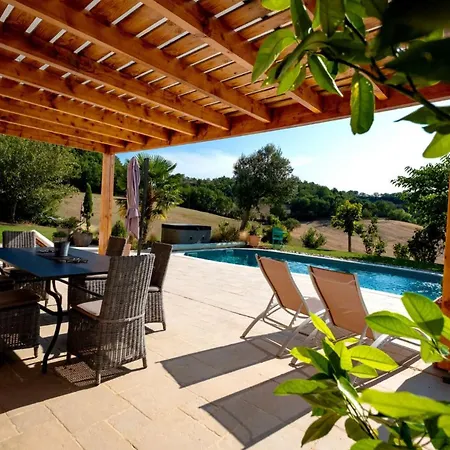 Casa Guillarmou - Evasion Enchantee Avec Piscine Chauffee, & Clim - Vue Exceptionnelle