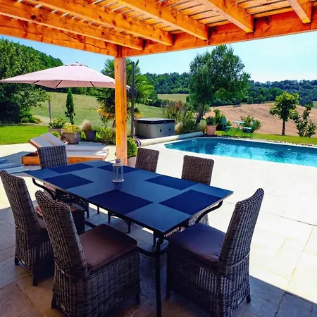 Semesterbostad Casa Guillarmou - Evasion Enchantee Avec Piscine Chauffee, & Clim - Vue Exceptionnelle *