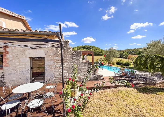 Σπίτι διακοπών Casa Guillarmou - Evasion Enchantee Avec Piscine Chauffee, & Clim - Vue Exceptionnelle *