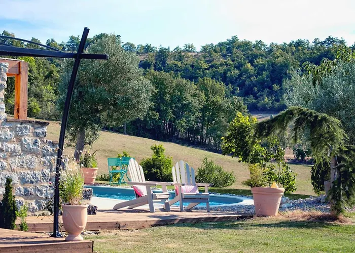 Casa Guillarmou - Evasion Enchantee Avec Piscine Chauffee, & Clim - Vue Exceptionnelle Σπίτι διακοπών