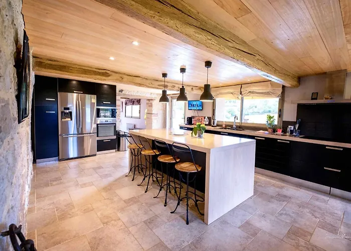 Casa Guillarmou - Evasion Enchantee Avec Piscine Chauffee, & Clim - Vue Exceptionnelle *